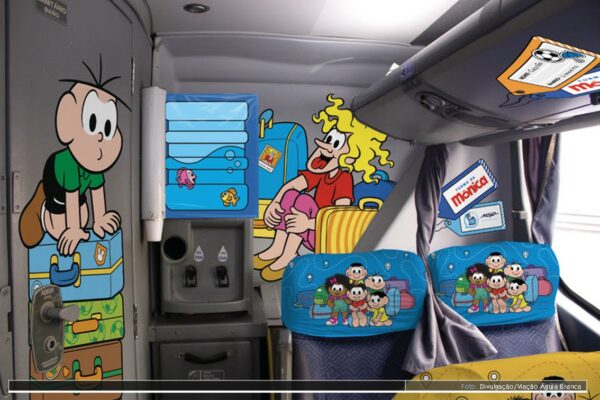 Viação Águia Branca e MSP Estúdios lançam ônibus temático da Turma da Mônica com evento gratuito em SP
